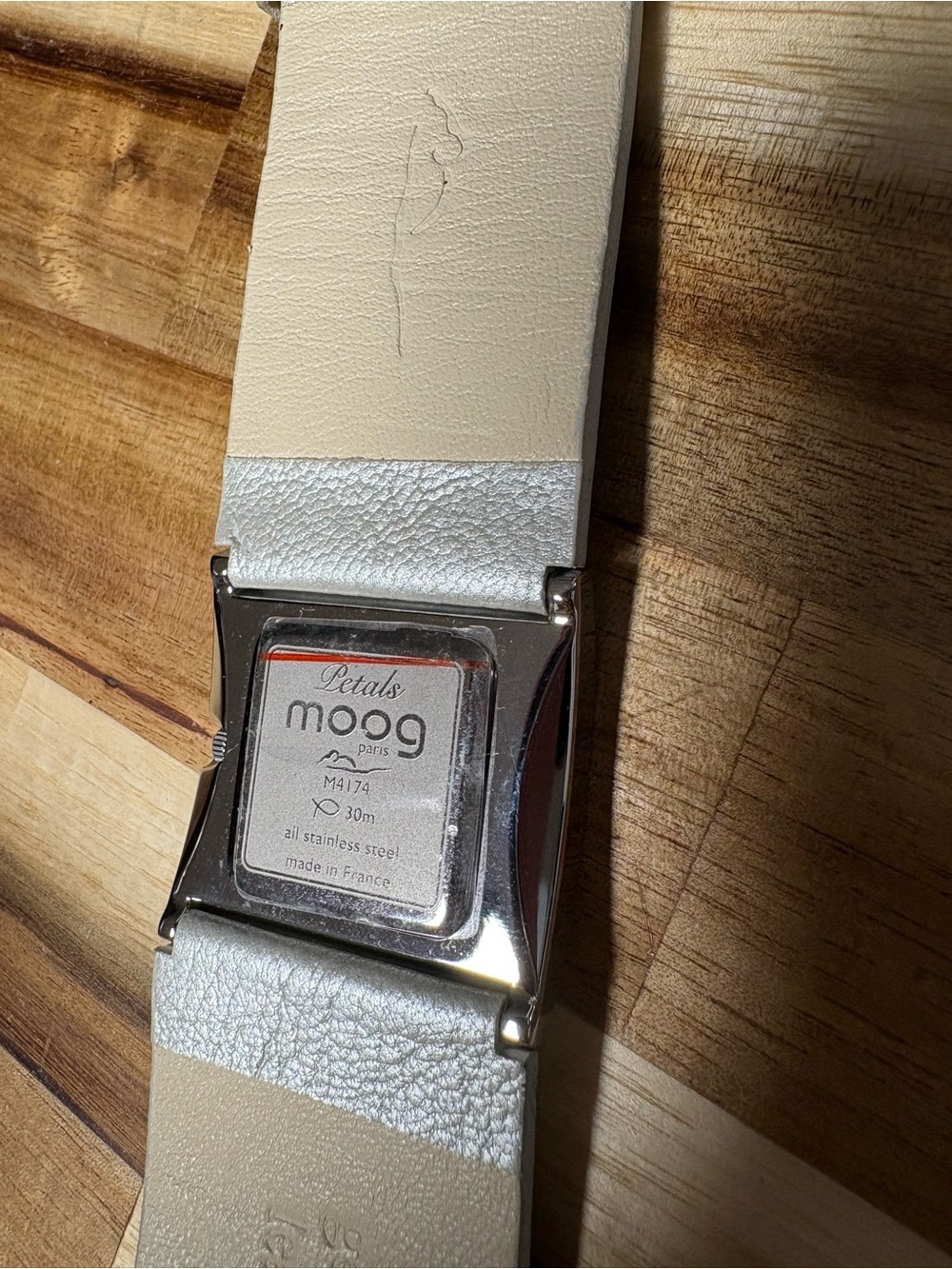 NWT Moog Petals Leather Wide Band Watch - Picture 7 of 7